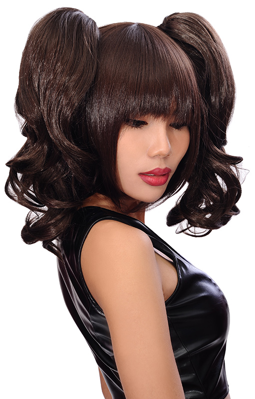 loli cosplay brown wig 1